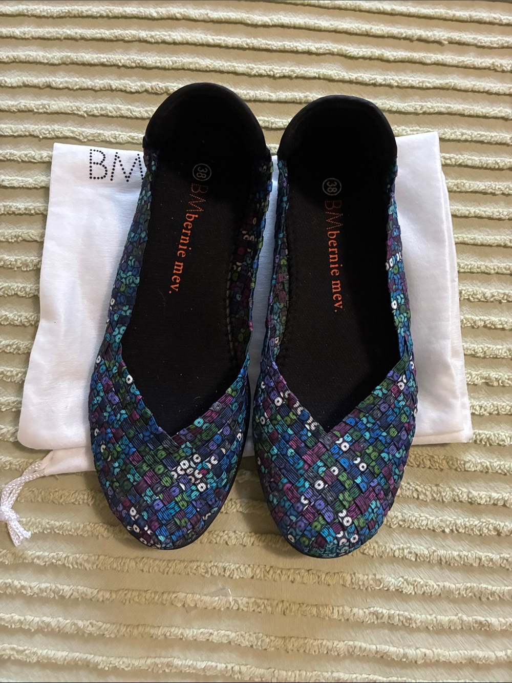 bernie mev. Mosaic Flats in Blue and Green size EU 38